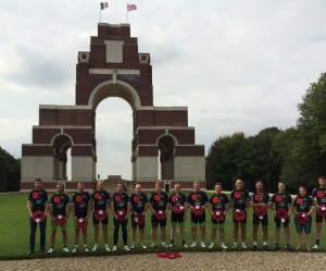 The Poppy Team with their personal wreaths
